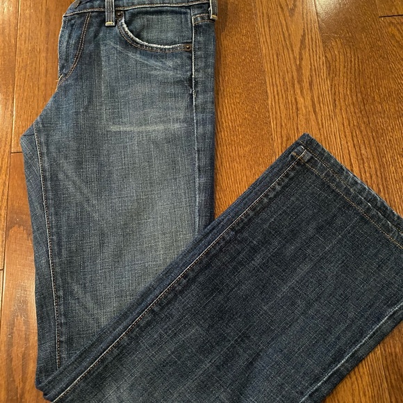 Vintage Citizens of humanity size 24 hemmed.  Inseam 29 in. outseam is 37 in. - Picture 2 of 4